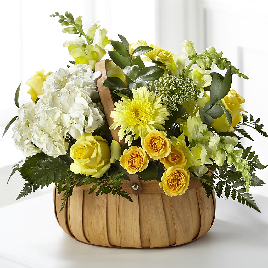 Rustic Remembrance Basket – Bloom By Tommy, Union NJ